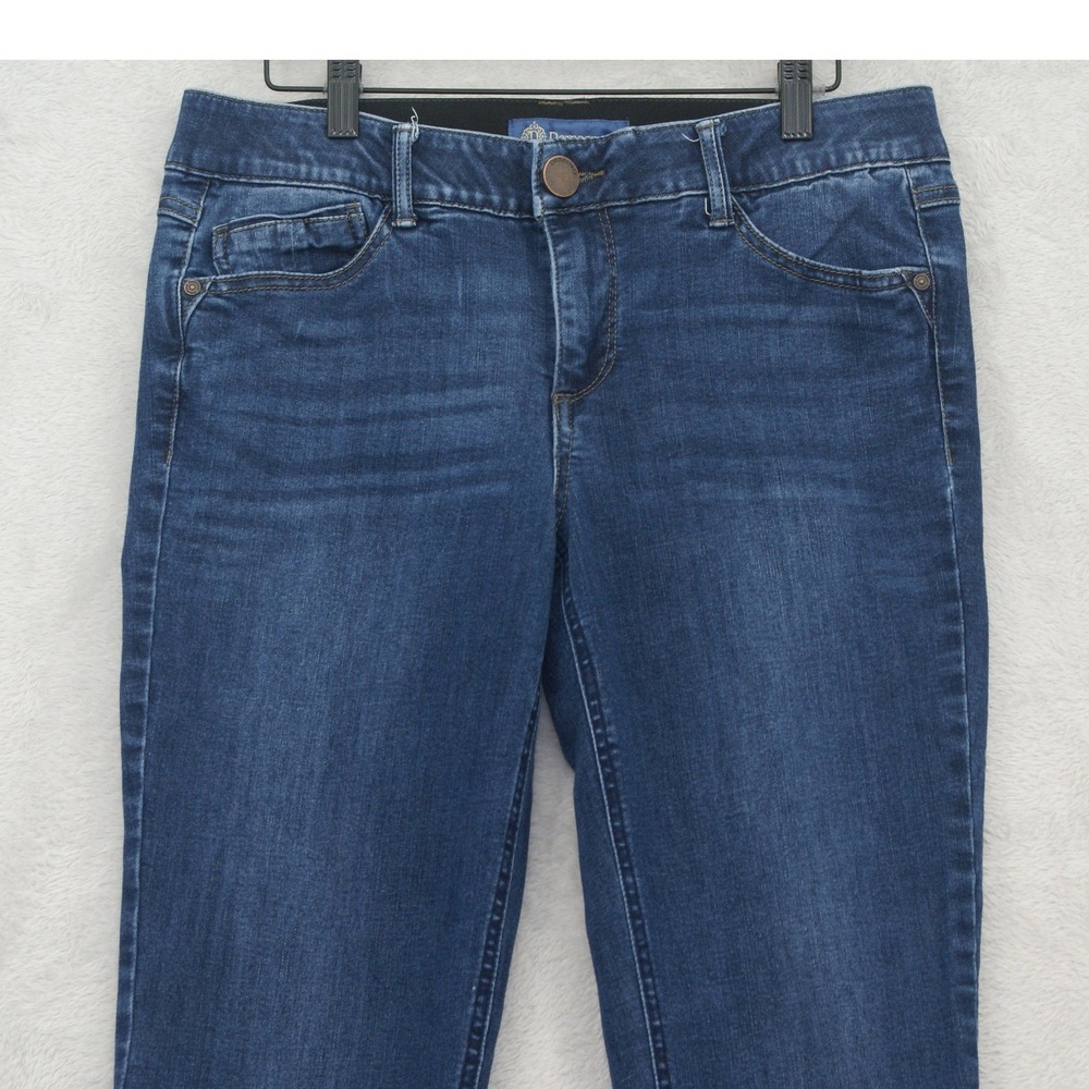 Democracy Ab solution Bootcut Jeans Dark Wash Blue Stretch Denim Womens Size 10 - Picture 14 of 15